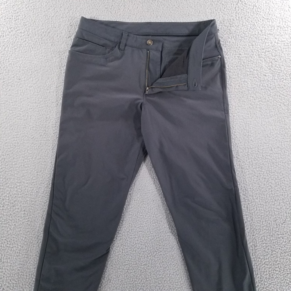 Lululemon ABC Pants 32 (Fits 33x31) Grey Warpstreme Classic 5 Pocket Chino